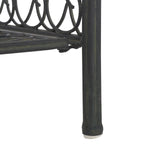 SAFAVIEH Bryn Étagère de boulanger d'extérieur victorienne en fer forgé à 4 niveaux - 63,5 cm l x 38,1 cm P x 160 cm H - 25L x 15P x 63H