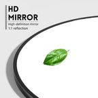 2 Pièces 39 po H X 30 po L Cadre de Miroir Mural en Alliage d'Aluminium Noir Finement Bordé à Angle Droit Arché