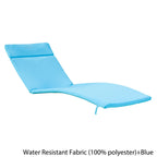 Ensemble de coussins d'extérieur Salem pour chaise longue - Coussins uniquement (lot de 2) par Christopher Knight Home - 79,25L x 27,50W x 1,50H