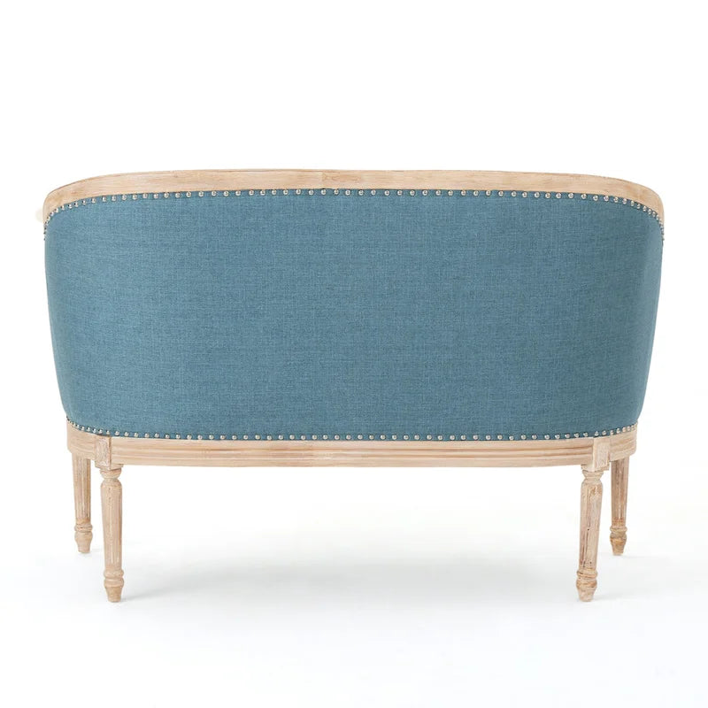 Causeuse capitonnée Faye par Christopher Knight Home