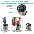 Transolid EWS-2422S Évier de buanderie et support de lavage en acier inoxydable de 24 po L x 22 po P x 35 po H - 24 po x 22 po