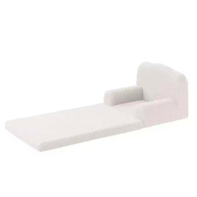 Canapé et fauteuil pour enfants 2-en-1 – Sofa en mousse pliable pour tout-petits