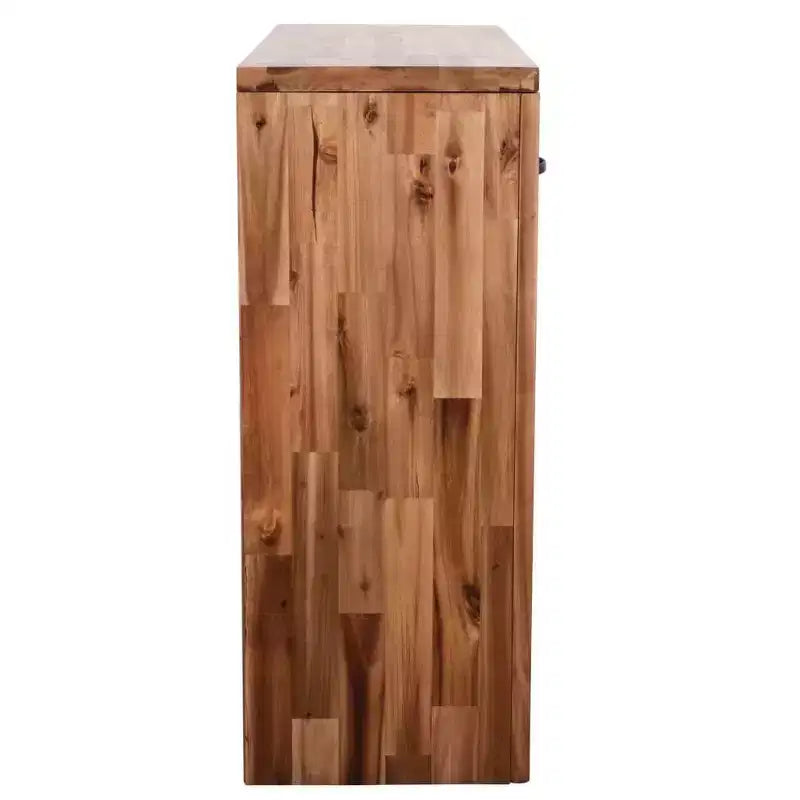 vidaXL Table Console Bois d'Acacia Massif et Bois d'Ingénierie 86x30x75 cm