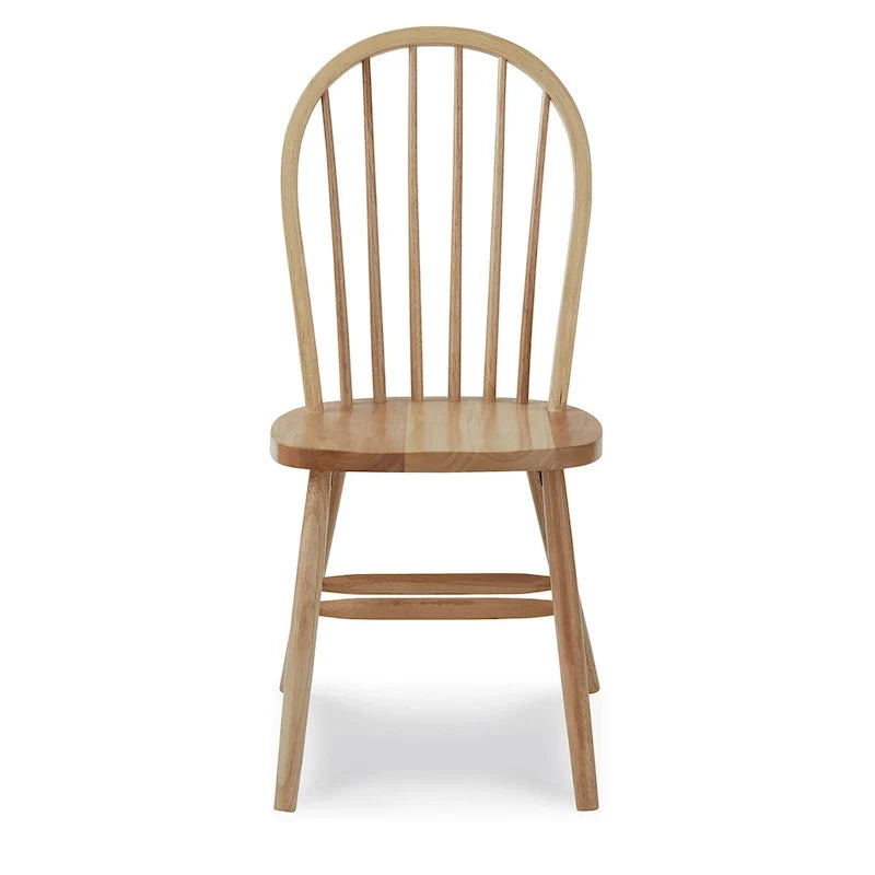 Chaise de salle à manger à dossier fuseau Windsor en bois massif International Concepts