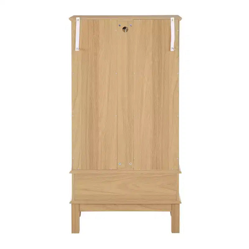 MAYEERTY Meuble de salle de bain en MDF étanche avec découpe pour lavabo et 2 tiroirs à fermeture douce