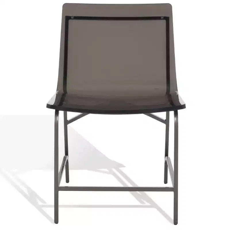 Chaise de salle à manger en acrylique Bryant (Lot de 2) - SFV2566 - Gris fumé/Bronze canon - Safavieh Couture