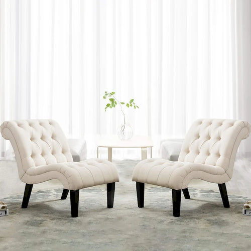 Fauteuils d'appoint (Lot de 2), Chaises de salon