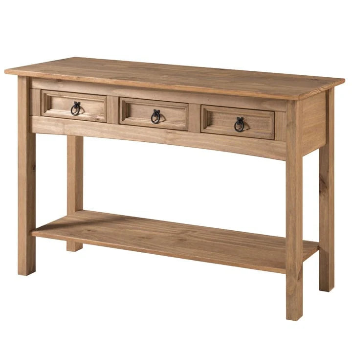 Console de table en bois 3 tiroirs Corona | Furniture Dash - S.O.