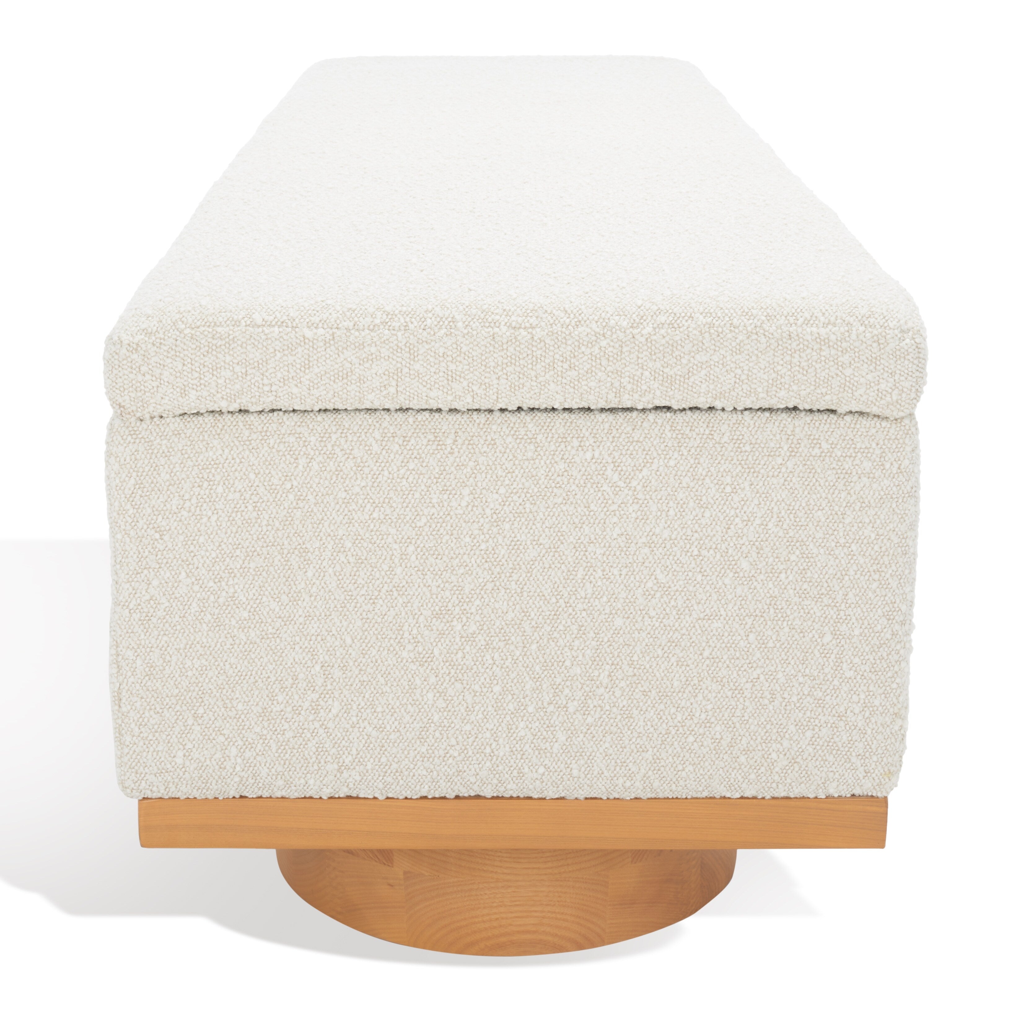 Banc de rangement Sunneva Boucle SAFAVIEH Couture - 61 po L x 20 po P x 19 po H - 61Lx20Px19H