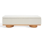 Banc de rangement Sunneva Boucle SAFAVIEH Couture - 61 po L x 20 po P x 19 po H - 61Lx20Px19H