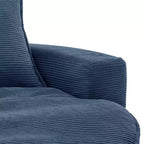 Fauteuil d'appoint pivotant à 360°, Fauteuil pivotant rond en forme de baril avec coussin pour salon