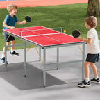 Table de ping-pong portable, 183x91 cm, professionnelle, pour intérieur/extérieur, avec filet, 2 raquettes et 3 balles, pour adultes/adolescents