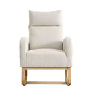 Christopher Knight Home Piper Fauteuil à bascule moderne à dossier haut avec deux poches latérales