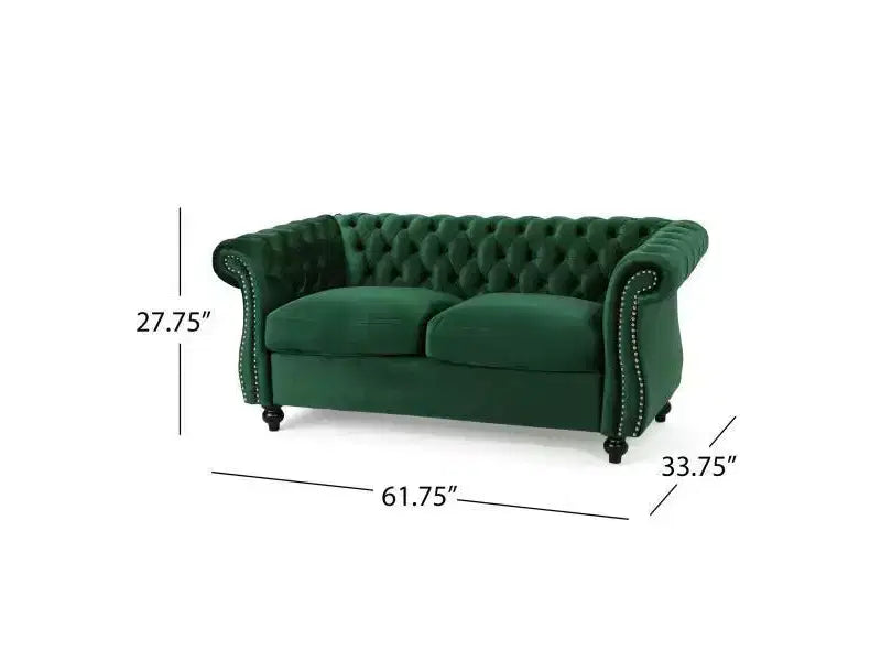 Causeuse Somerville Traditional Chesterfield - Christopher Knight Home
