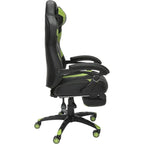 Chaise de jeu RESPAWN 110 Pro - Chaise de jeu avec repose-pieds, chaise de bureau ergonomique
