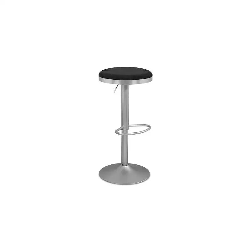 Tabouret réglable Meridian Furniture Brody en velours noir