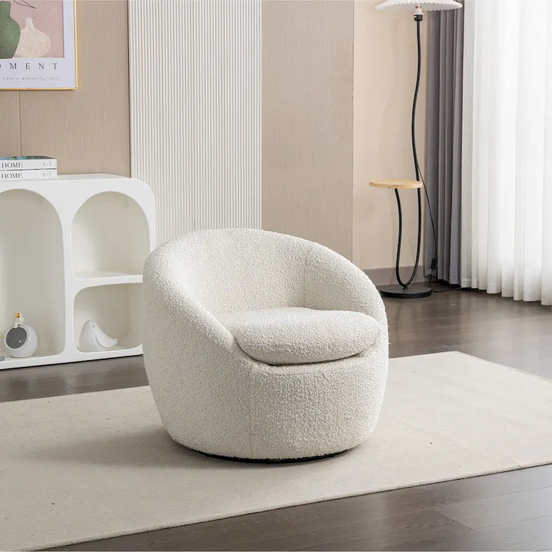 Fauteuil club moderne pivotant Winnie de Roundhill Furniture