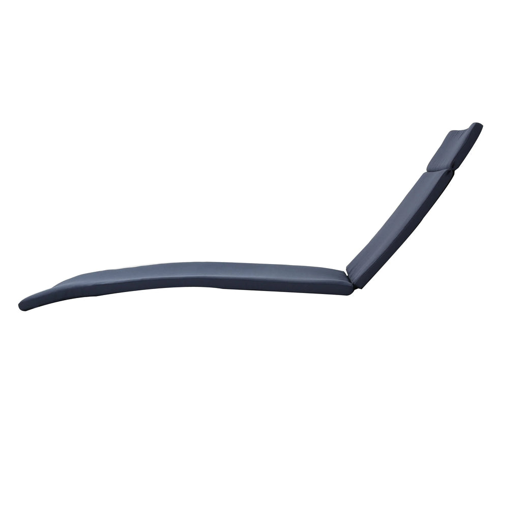Ensemble de coussins d'extérieur Salem pour chaise longue - Coussins uniquement (lot de 2) par Christopher Knight Home - 79,25L x 27,50W x 1,50H