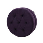 Pouf rond touffeté Dawn par Jennifer Taylor Home