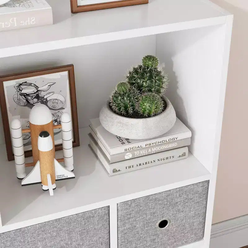 Étagère pour enfants, coffre à jouets de rangement à 3 niveaux, coffre de rangement multifonctionnel pour chambre d'enfant, chambre à coucher, école