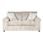 Ensemble canapé, causeuse et fauteuil câlin en velours côtelé à grosses côtes Nason de Roundhill Furniture