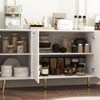 Commode moderne blanche Famapy avec tiroirs - Meuble polyvalent