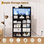 Commode intelligente à 11 tiroirs en tissu, organisateur de rangement industriel avec dispositif anti-basculement pour chambre à coucher, salon, placard