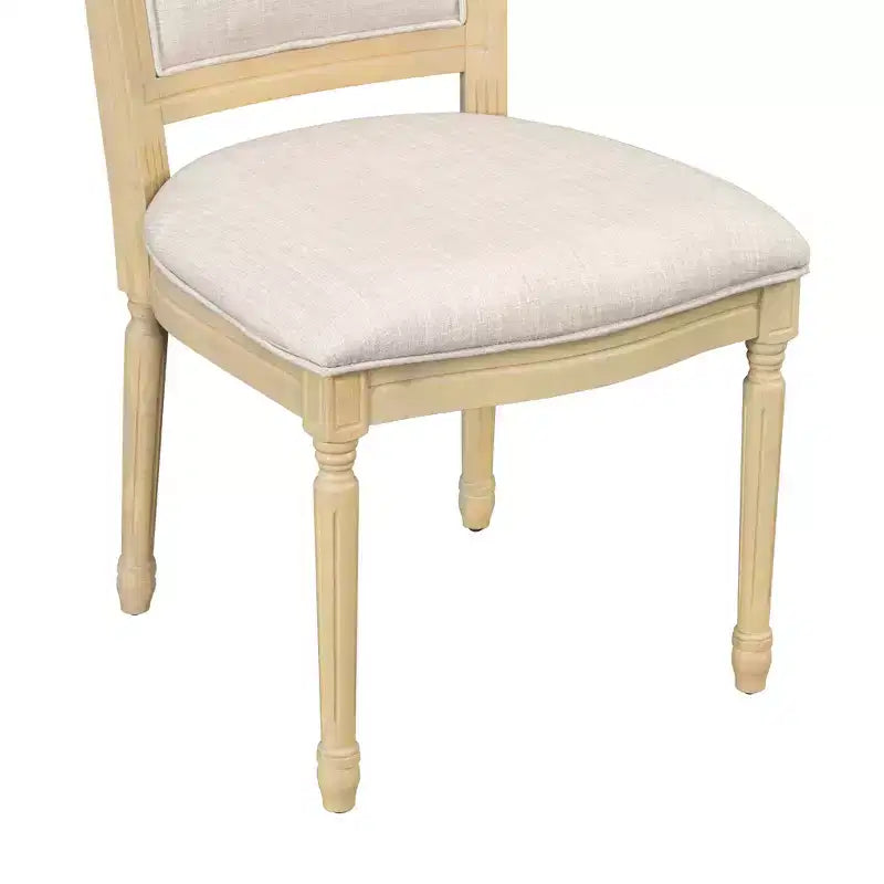 Ensemble de salle à manger rustique extensible pour 6 personnes, table à manger rectangulaire 7 pièces avec 6 chaises rembourrées, ensemble de table de cuisine avec 2 tiroirs