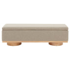 Banc de rangement Sunneva Boucle SAFAVIEH Couture - 61 po L x 20 po P x 19 po H - 61Lx20Px19H