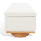 Banc de rangement Sunneva Boucle SAFAVIEH Couture - 61 po L x 20 po P x 19 po H - 61Lx20Px19H