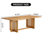 Table basse moderne rectangulaire Vatros Petite table basse en bois