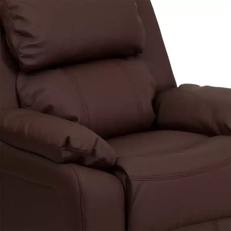 Fauteuil inclinable contemporain Flash Furniture de luxe rembourré pour enfants avec accoudoirs de rangement