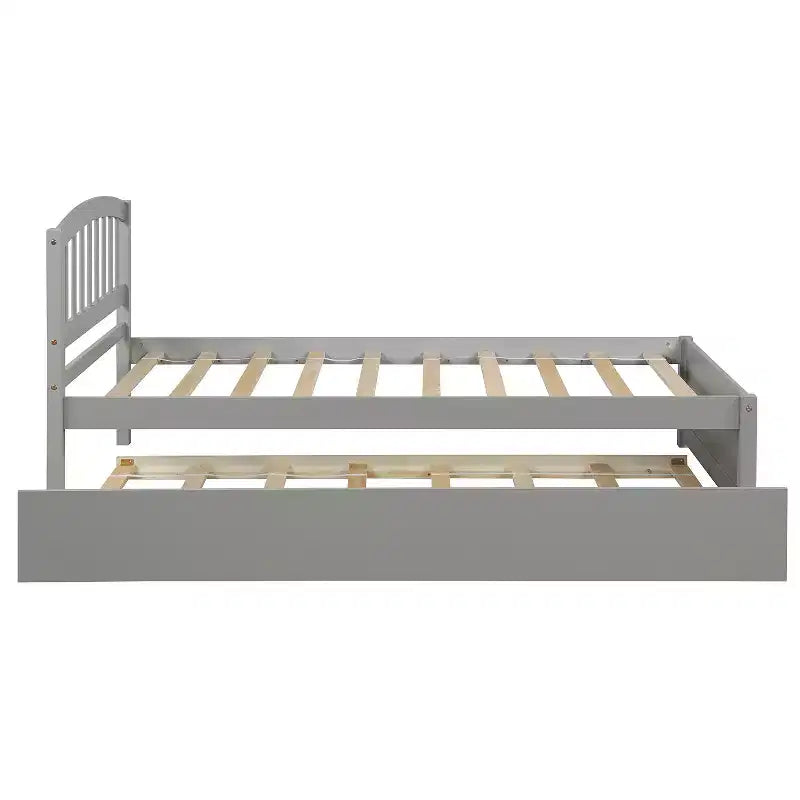 Lit plateforme double Whisen Elegant Design avec lit gigogne