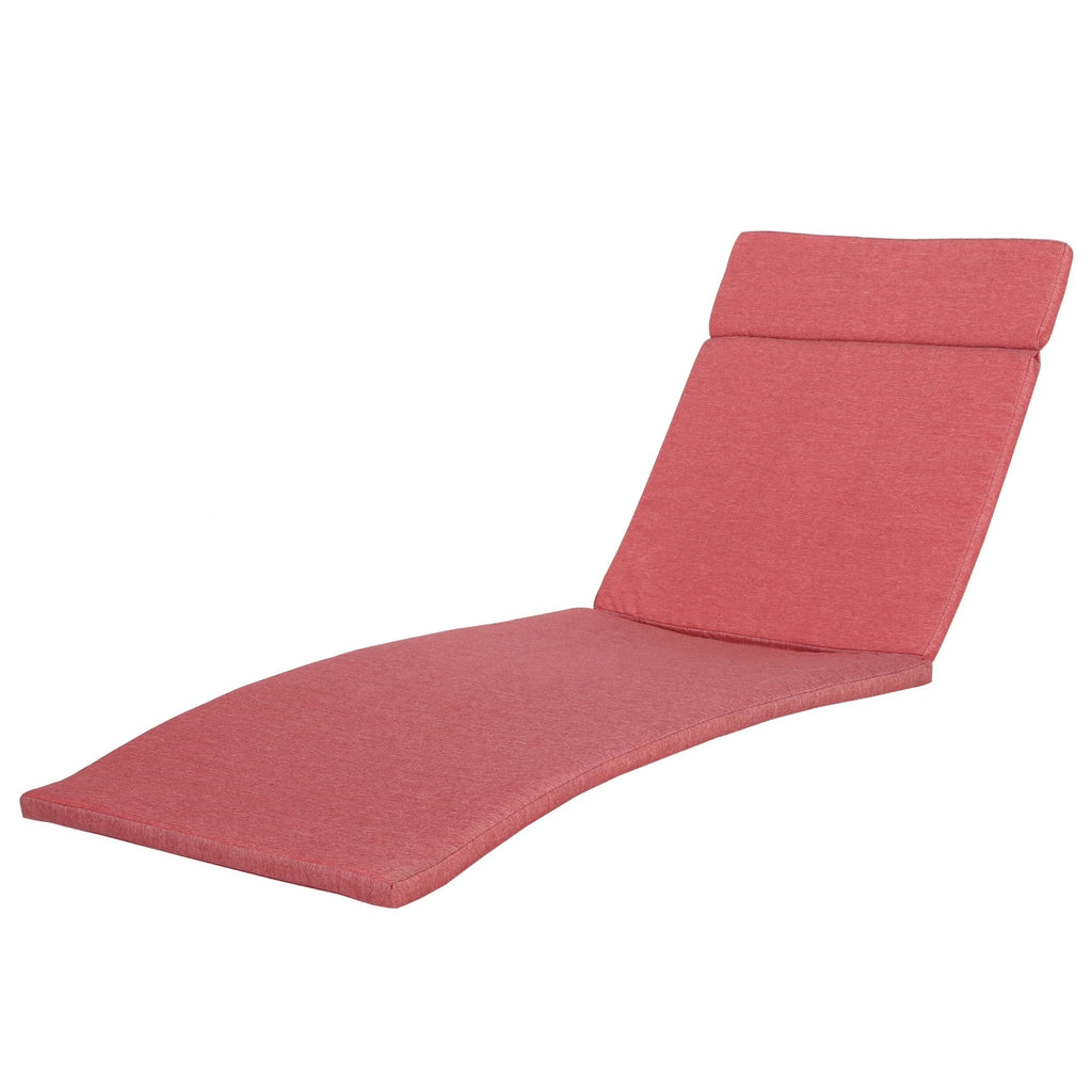 Ensemble de coussins d'extérieur Salem pour chaise longue - Coussins uniquement (lot de 2) par Christopher Knight Home - 79,25L x 27,50W x 1,50H