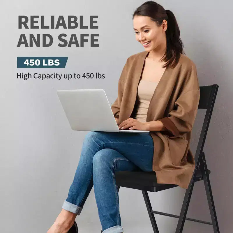 Chaise pliante rembourrée SUGIFT avec doubles charnières