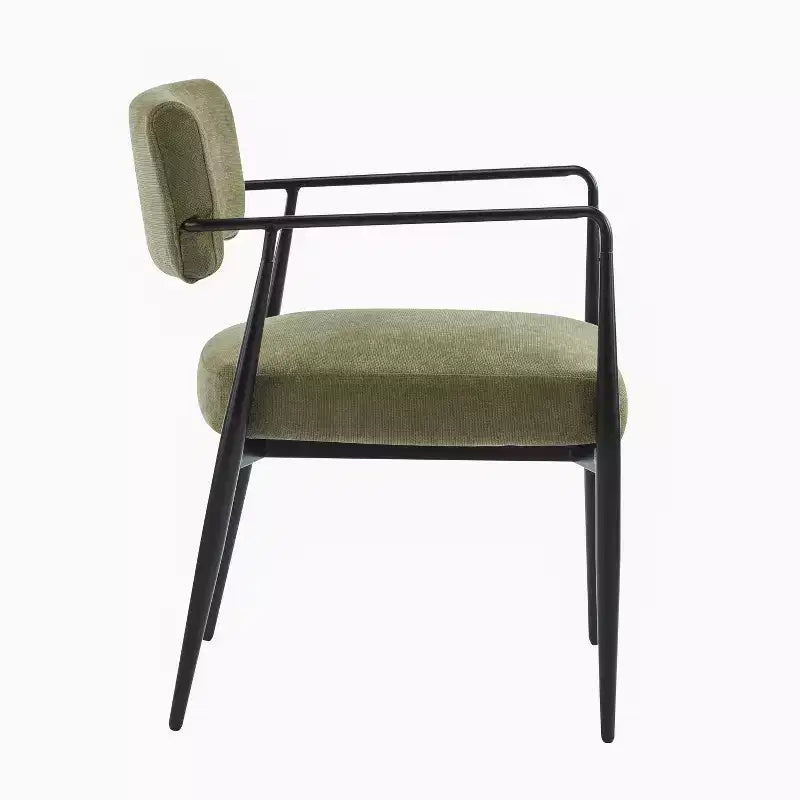 Christopher Knight Home Behrens Chaises de salle à manger rembourrées de style moderne du milieu du siècle (Lot de 2)