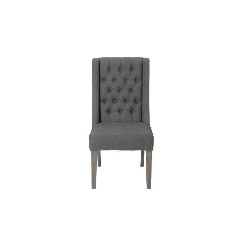 Ensemble de salle à manger extensible gris rustique 9 pièces Best Quality Furniture