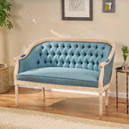Causeuse capitonnée Faye par Christopher Knight Home