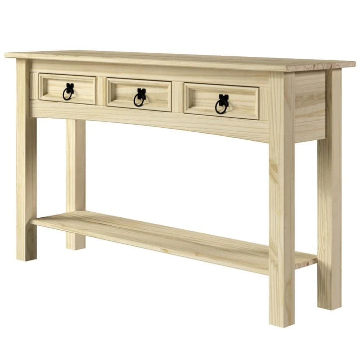 Console de table en bois 3 tiroirs Corona | Furniture Dash - S.O.
