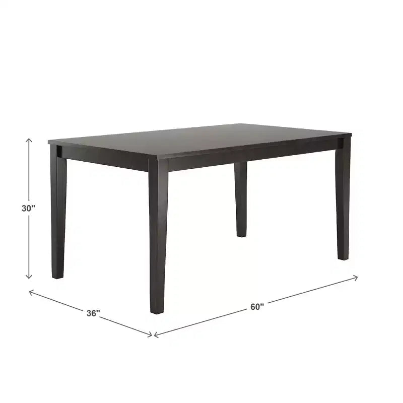 Table de salle à manger rectangulaire Alannis 60 pouces - iNSPIRE Q