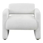 HOMES: Inside + Out Fauteuil d'appoint moderne Sanddrift en bouclette