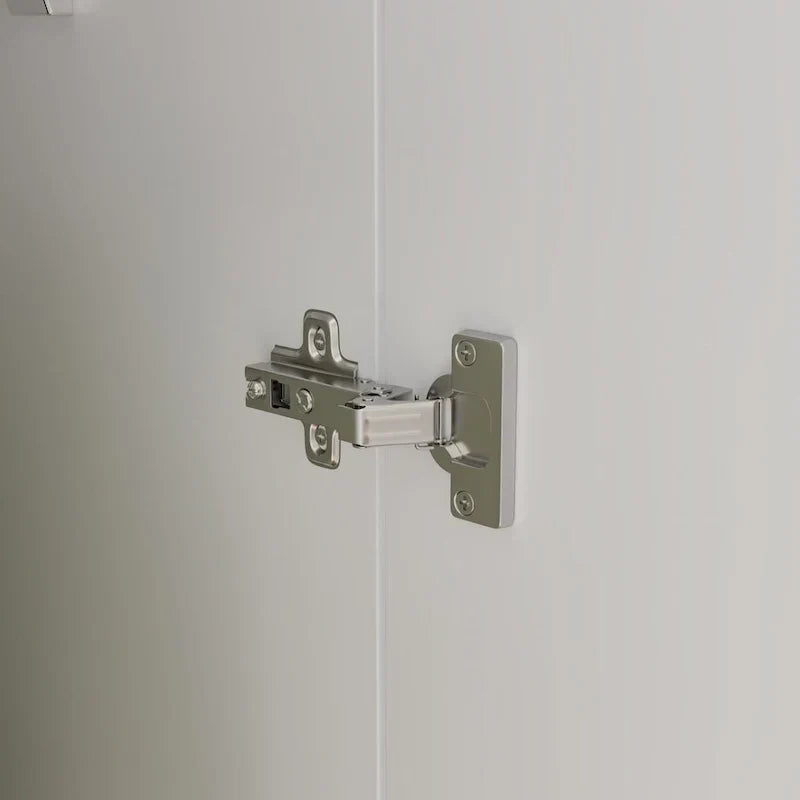 Armoire de chambre autonome à 2 portes avec tringle à vêtements
