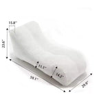 Pouf Okak de 150 cm, fauteuil pouf lounge épousant les courbes du corps avec éponge haute élasticité, canapé de sol léger pour salon, chambre