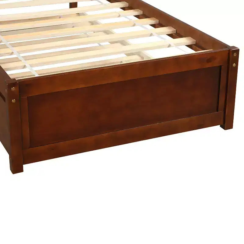 Lit plateforme double Whisen Elegant Design avec lit gigogne