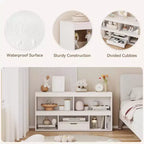 Organisateur de jouets, bibliothèque enfant 6 cubes Meuble de rangement en bois, étagères de rangement pour salle de jeux, classe, chambre d'enfant