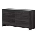 Commode double Tao 6 tiroirs pour enfants, gris chêne, de South Shore : Meuble de chambre moderne traditionnel, dispositif anti-basculement inclus