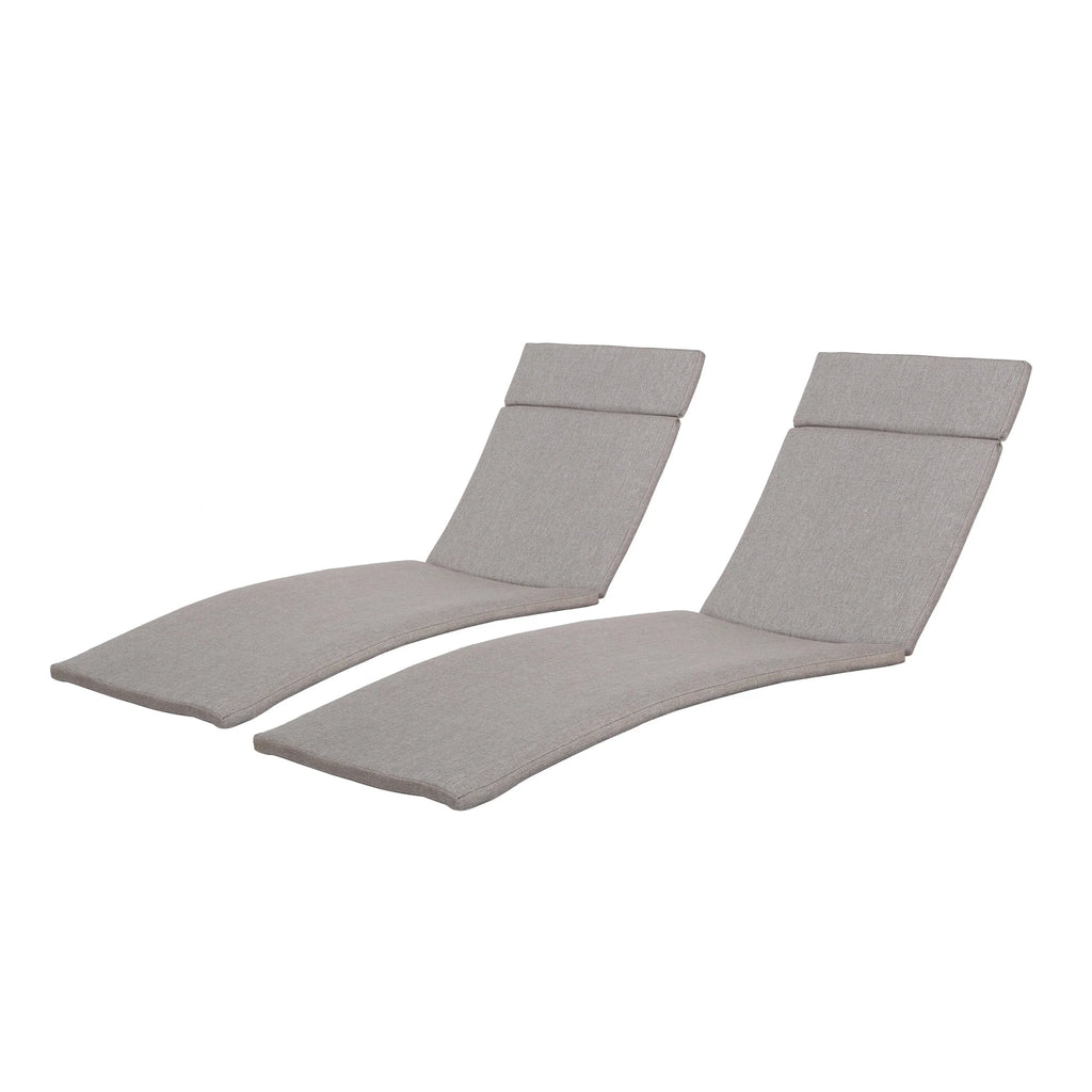 Ensemble de coussins d'extérieur Salem pour chaise longue - Coussins uniquement (lot de 2) par Christopher Knight Home - 79,25L x 27,50W x 1,50H
