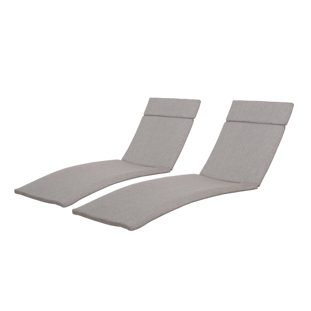 Ensemble de coussins d'extérieur Salem pour chaise longue - Coussins uniquement (lot de 2) par Christopher Knight Home - 79,25L x 27,50W x 1,50H