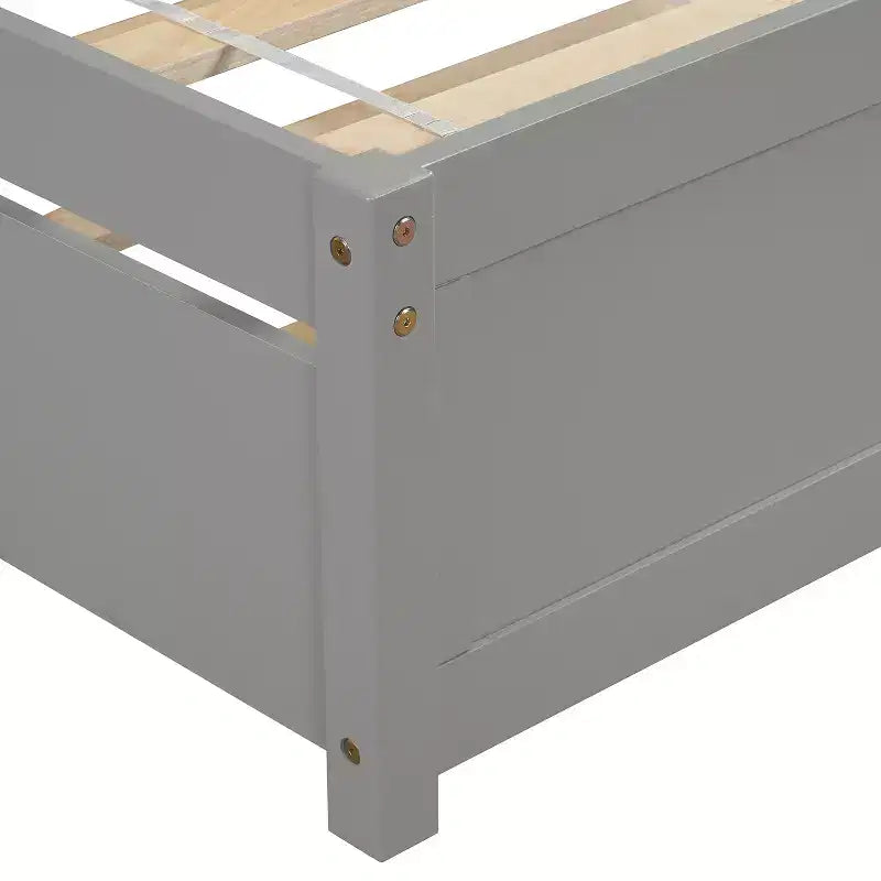 Lit plateforme double Whisen Elegant Design avec lit gigogne