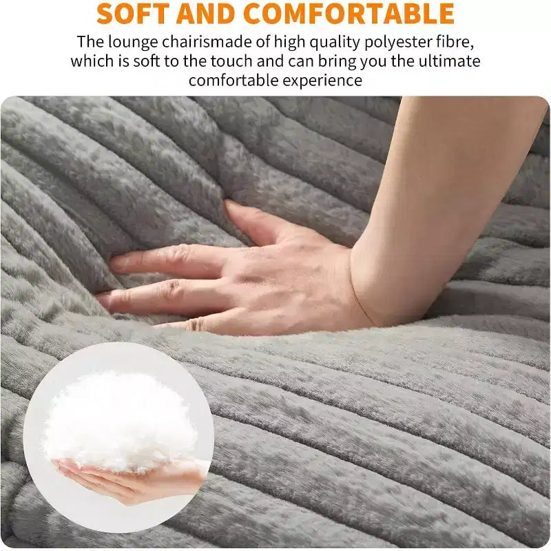 Fauteuil d'appoint suspendu pour salon, fauteuil douillet moderne à cadre métallique, chaises rembourrées avec coussin en mousse déchiquetée, chaise longue